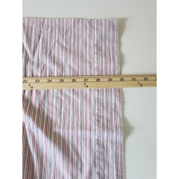 NAUTICA Red White Blue Striped Classic Preppy STANDARD Pillow Cases -Set of 2 - Picture 7 of 8